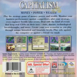 CAPITALISM PLUS Classic Strategy Business Tycoon Game for Windows PC Game NEW