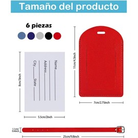 5 Piezas Identificador De Maletas De Viaje, Etiquetas Para Maletas De Viaje, Adecuado Para Viajeros Frecuentes y Familias, Ayuda a Identificar Rápidamente El Equipaje