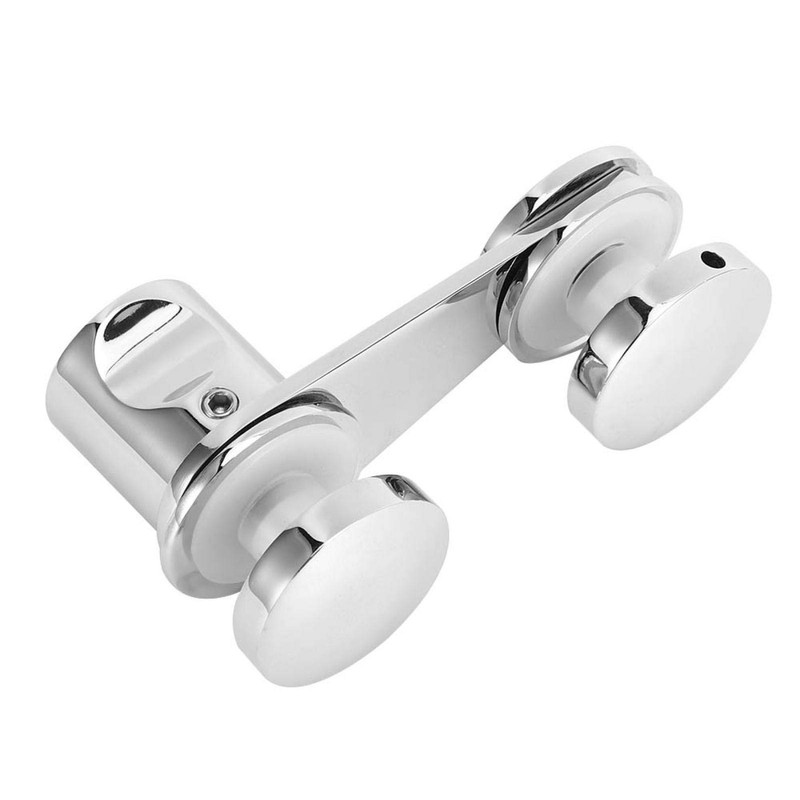 Vipxyc Glass Door Latch, Shower Room Bolt Ground Lock with