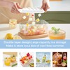 Ice Cube Tray,Food-Grade Ice Cube Moulds with Lid,Release All Ice
