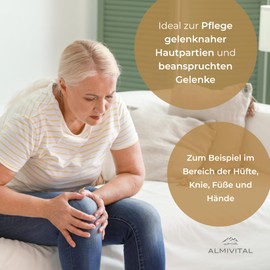 ALMIVITAL Frankincense Serum with Hyaluronic & Turmeric | Frankincense Cream for Stressed Skin & Joints | Relieves Tension | Moisturising Skin Care | Non-Greasy | 200 ml