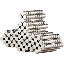 60 Pieces 6x4mm Decorative Magnets Neodymium Kitchen Fridge Refrigerator Magnet for Crafts Whiteboard Office Magnet