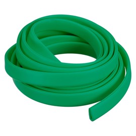 uxcell U Channel Edge Trim, 6.5ft Length Rubber Guard Seal Strip Edge Protector Fit for 0.1-1mm Edge, (11/64" W x 15/32" H) Green