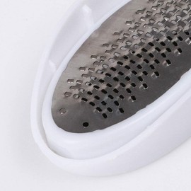 Creative Egg Foot Grinder Portable Egg Callus Remover Durable Manual Pedicure Tools For Dead Skin Removal White