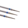 MZCMSL 3pcs Needle Shaped Cuticle Bits, 3/32 Shank Diamond e