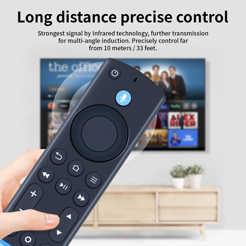 Voice Replacement Remote Control for Alexa AMZ TV