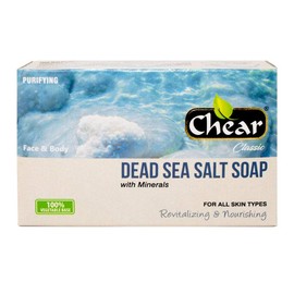 Chear Dead Sea Salt Soap 150g - with Minerals, Purifying, Face & Body