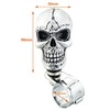 Lunsom Wheel Spinner Knob, Skull Shape Turning Driving Suicide Knob