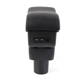 KIMISS Caja de Reposabrazos Caja de Almacenamiento de Apoyabrazos Central para Automóvil Accesorio para Jimny - Modificación Elegante con Diseño de Doble Capa