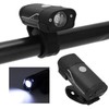 Bike Headlight Aluminum Alloy 5 Levels Black Front Bike Lights