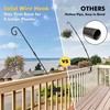 iBorn Fence Deck Hook Rail Heavy Duty Hummingbird Feeder Hanger