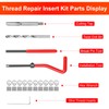 JMMRRR Thread Repair Kit M6 X 1.0mm, Helicoil Metric Thread