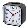Tinload Small Battery Analog Alarm Clock Silent Non Ticking, Ascending