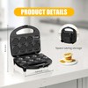 OSTBA Mini Waffle Maker, 8 * 2 inch Belgian Waffle