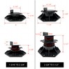 BGTLGIO 12Pack Adjustable Deck Support Pedestal Deck Foundation Base Support
