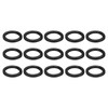 uxcell 15 Pcs Solid Nitrile Rubber Flat Washer DN65 3-1/8"