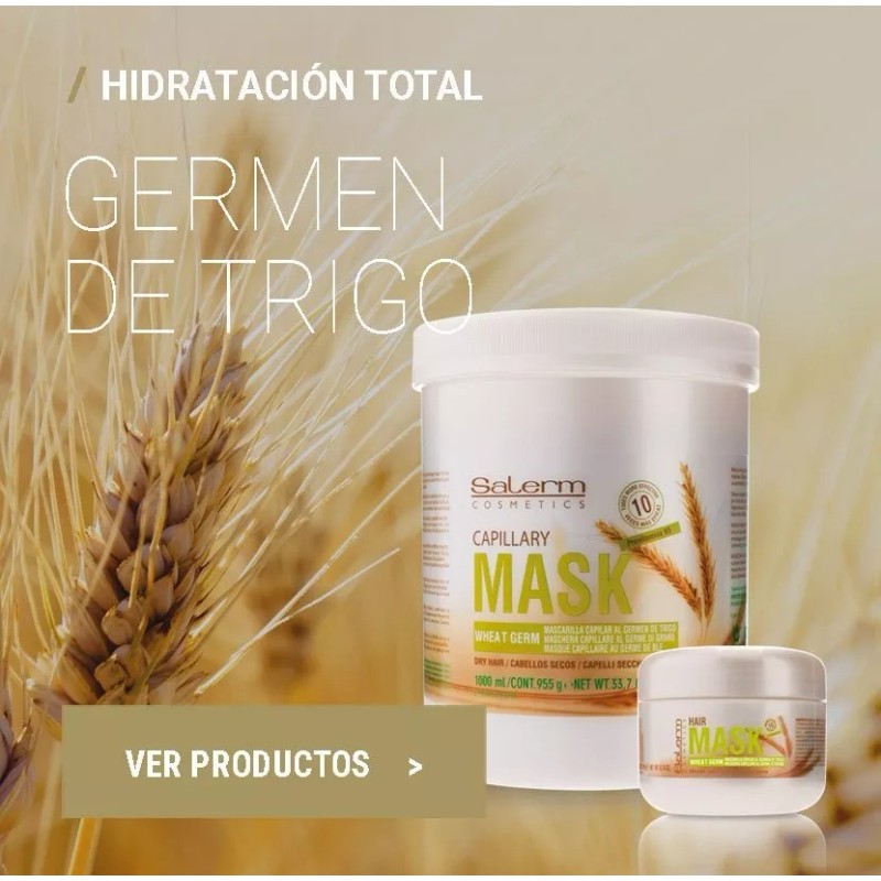 Salerm Cosmetics Mask Germen Trigo 1kg + Salermvital Ampolletas Vitamina