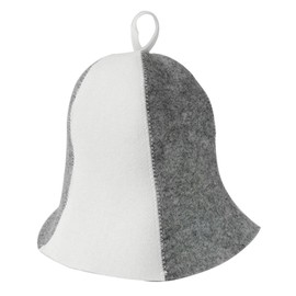 JUKOTA 1 Stück Sauna Hut Filz Sauna Mütze Saunahut Wolle Sauna Filzhut Saunakappe Filzkappe Duschkappe Badekappe für Herren Damen Sauna Dusche Bade Kopfbedeckung Melonenhaut Duschhaube