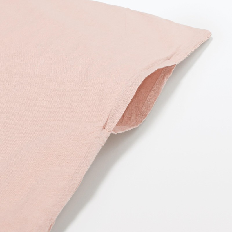 MUJI 84095719 Washed Duvet Cover, SD Pink