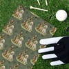 BCUANGD Dog Golf Towel - Retro Dog Puppy Golf Bag