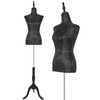 KTMANEQ Adjustable Female Mannequin Torso with Stand, Pinnable Dress Form