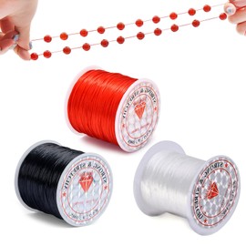 Bracelet Elastic Beading String Cord Thread Making for Bracelets, 0.8MM * 3