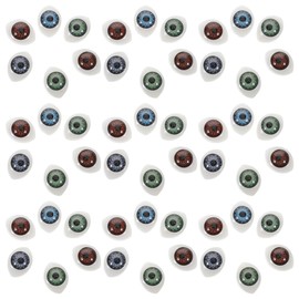 EXCEART 120 Piece Multi-Color Craft Eyes Assortment for DIY Plush Toys Stuffed Animals Puppet Making and Amigurumi Crochet Projects Oval Plastic Safety Eyes with 4 Color Variations