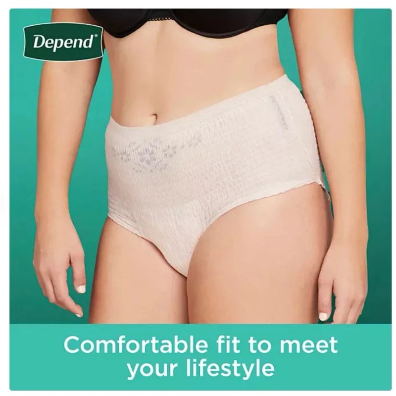 Depend Fresh Protection Women's Underwear, Extra Large, 80 ct Free
