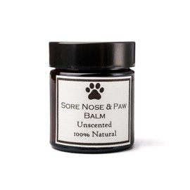 Clovelly Soap Co Natural Handmade Dog Nose, Paw & Skin Balm for all Breeds 30g Jar Scent Free