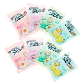 minkissy Portable Ice Blocks Pcs Small Ice Bags Outdoor Travel Cooling Cartoon Cooling Random Style