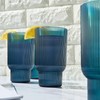 Shatterproof Acrylic Tall Drinking Glasses Set, European Style, Dishwasher Safe,