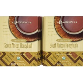Davidson's Organics, South African Honeybush, 8-count Tea Bags, Pack of 12
