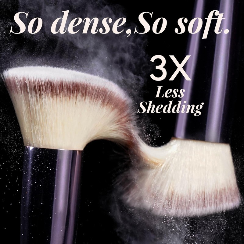 BS-MALL Makeup Brush Set 18 Pcs Premium Synthetic Foundation Powder