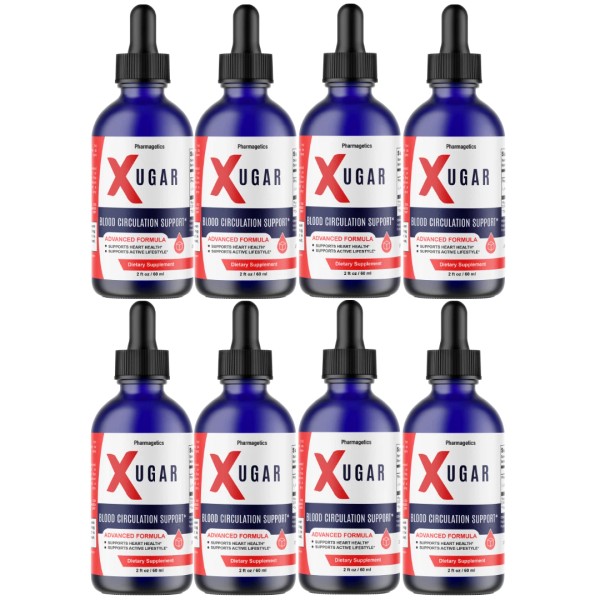 pharmagetics Xugar Drops Blood Circulation Support Formula, Heart Health -