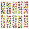24 Sheets(350+) Fruit 3D Puffy Stickers for Toddlers Kids, Bulk