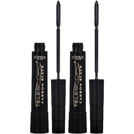Loréal Paris Makeup Telescopic Original Lengthening Mascara, Carbon Black, 2Count                                                                     