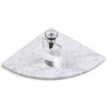 9'' Natural Marble Corner Shower Shelf for Bathroom, Marble Corner