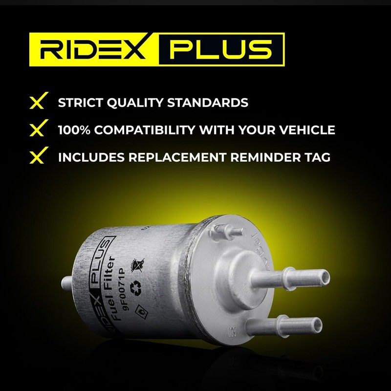 RIDEX Plus 9F0018P Fuel Filter Line Filter for Car Truck