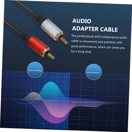 Totority Practical Audio Converter Cable 6.5mm to Audio Cord Male to Dual XLR Male for Guitar Mixer Amplifier Microphone High Fidelity Sound