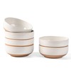AmorArc Ceramic Cereal Bowls Set of 6, 22oz Stoneware Soup