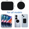 ZYAOTWQZ Phone Magnets - Universal Metal Plates, 2 Rectangular and