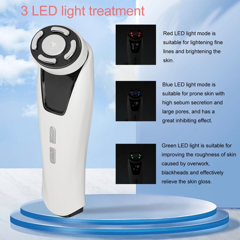 Microcurrent Face RF Massager 3 in 1 Portable Household Face
