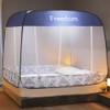 QCM Pop-Up Mosquito Net Tent Canopy for Beds, Self-Standing Tent
