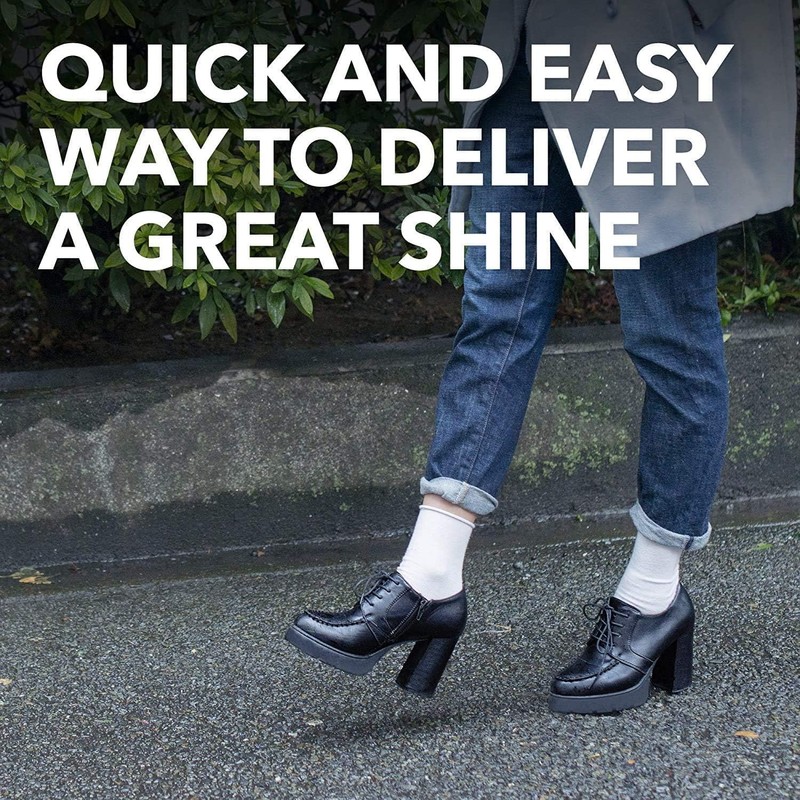 KIWI Express Shoe Shine Sponge | Leather Care for Shoes,