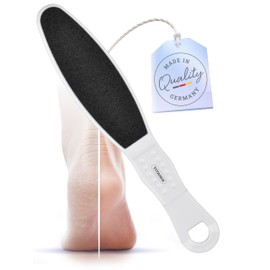 TITANIA Double Foot File (Coarse & Fine) • Double-Sided Callus File • Ergonomic Foot File • Effective Callus Rasp Foot • Made in Germany • Foot File (23 cm)