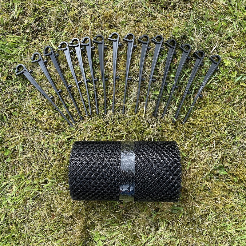 Selections Gutter Protection Mesh Guard with 15 Fixing Clips (6m