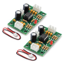 Hailege 2 Pack NE5532 Digital Audio Front Amplifier Board DC 12-30V Audio Preamp Module Preop Amp Preamp 5X Wide Voltage XH-A902