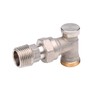 Danfoss 003L0203 Nickel RLV-D 15mm Lockshield Valve with Compression