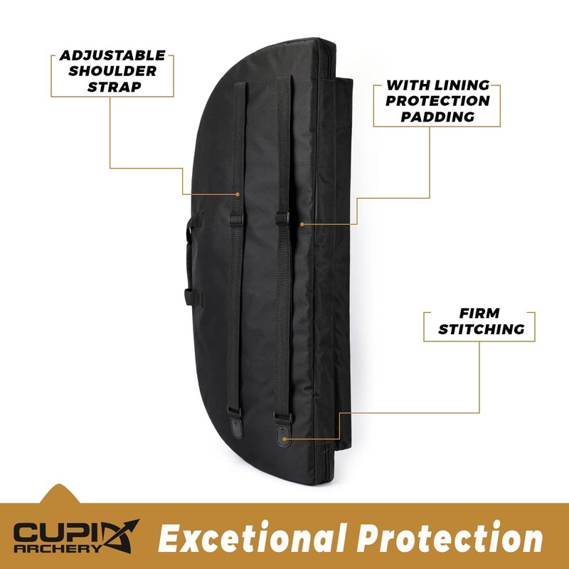LWANO Compound Bow Case Light-Weight Soft Bow Bag with Arrow