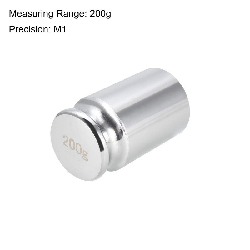 sourcing map Calibration Weight 200g M1 Precision Chrome Plated Steel